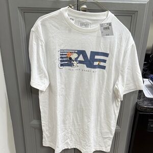 American Eagle Outfitters White Snoopy Graphic Tee - Men’s Small